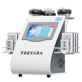 6in1 40K RF Vacuum Ultrasonic Cavitation Machine, Body Massager for Salon Spa or Home Use, Multifunctional Heads and Pads, UK Plug